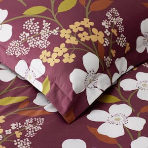 Company Cotton Adley Floral Cotton Percale Sham