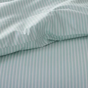 Company Cotton Mariel Stripes Cotton Percale Duvet Cover
