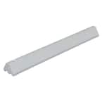 Recycled 48 in. White Plastic Car Stop