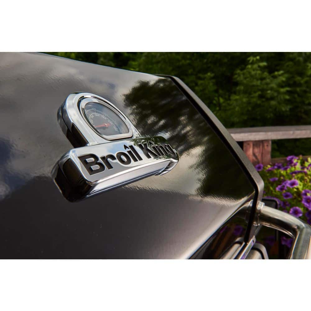 Black Stainless Steel 57" Propane Gas Grill with Side Burner