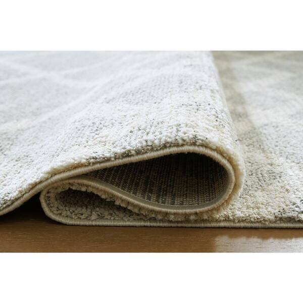 Unawick 5 ft. x  7 ft. Gray/Beige Geometric Area Rug