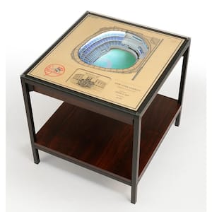 MLB New York Yankees 23 in. x 22 in. 25-Layer StadiumViews Lighted End Table - Yankee Stadium