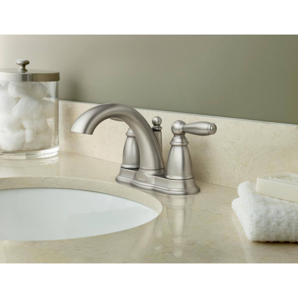 Classic Distressed Bronze 5" Centerset Metal Bathroom Faucet
