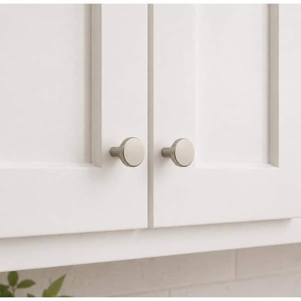 Ainsley 15/16 in. (24mm) Brushed Nickel Cabinet Round Knob