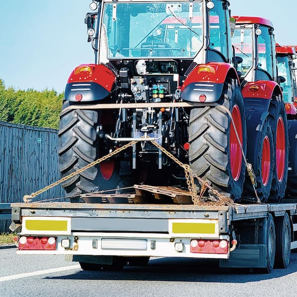 Transport Binder Chain, 7100 lbs. Working Load Limit, 3/8 in. x 20 ft. G80 Tow Chain Tie Down with Grab Hooks