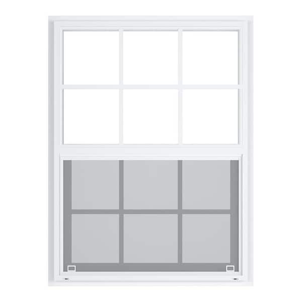 Ply Gem 36.25 in. x 49.875 in. 400 Series White Aluminum Single