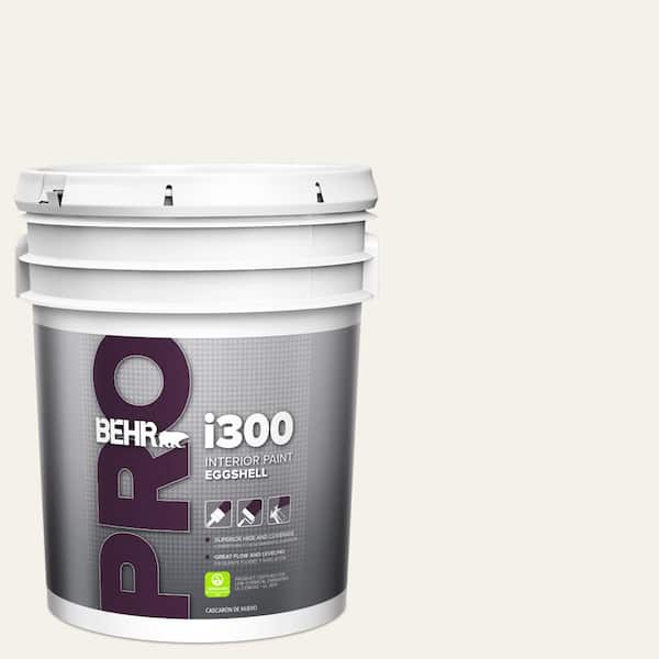 5 gal. #W-B-200 Popped Corn Eggshell Interior Paint