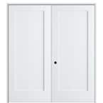 MMI Door Shaker Flat Panel 48 in. x 80 in. Both Active Solid Core ...