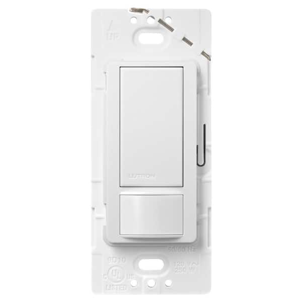 Lutron Maestro Motion Sensor Switch, No Neutral Required, 5-Amp, Single-Pole/Multi-Location, Snow (MS-OPS5M-SW)