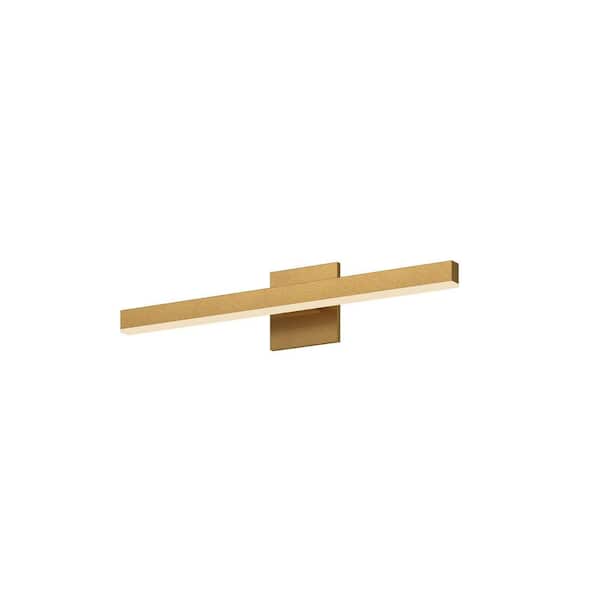 KUZCO VEGA 23 IN 1 LIGHT BRUSHED GOLD VANITY LIGHT