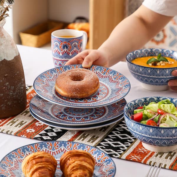 Turquoise Square Dessert Plates