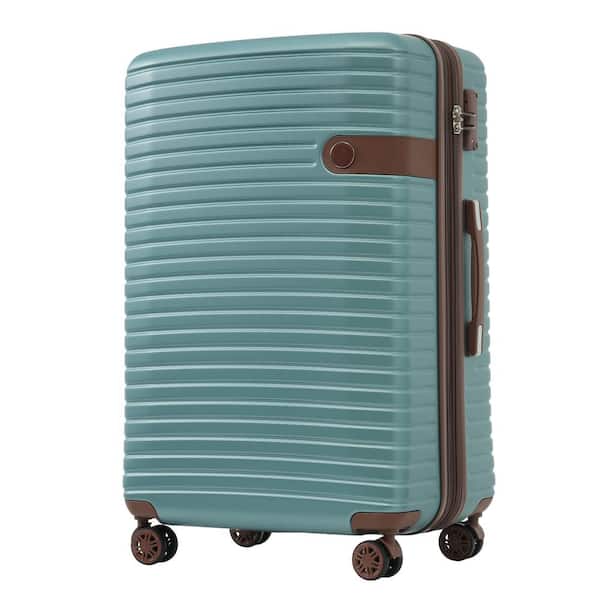 【本日特価】 Merax LJYXB008AAC Cubes 4-Packing with Set Luggage in. in.28 in.24  in.20 16 Spinner Hardshell ABS Expandable Blue 4-Piece Light-Weight 小物