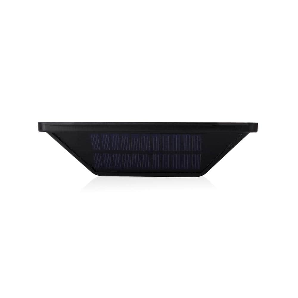 Black Solar LED Motion Sensing Wall Light (2 Pack)
