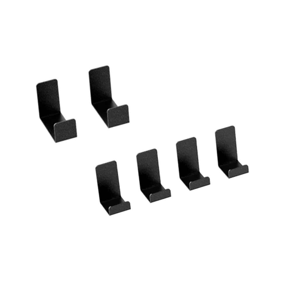 NewAge Products VersaRac Black Post Mount Hooks Accessory Kit (4-Pack ...