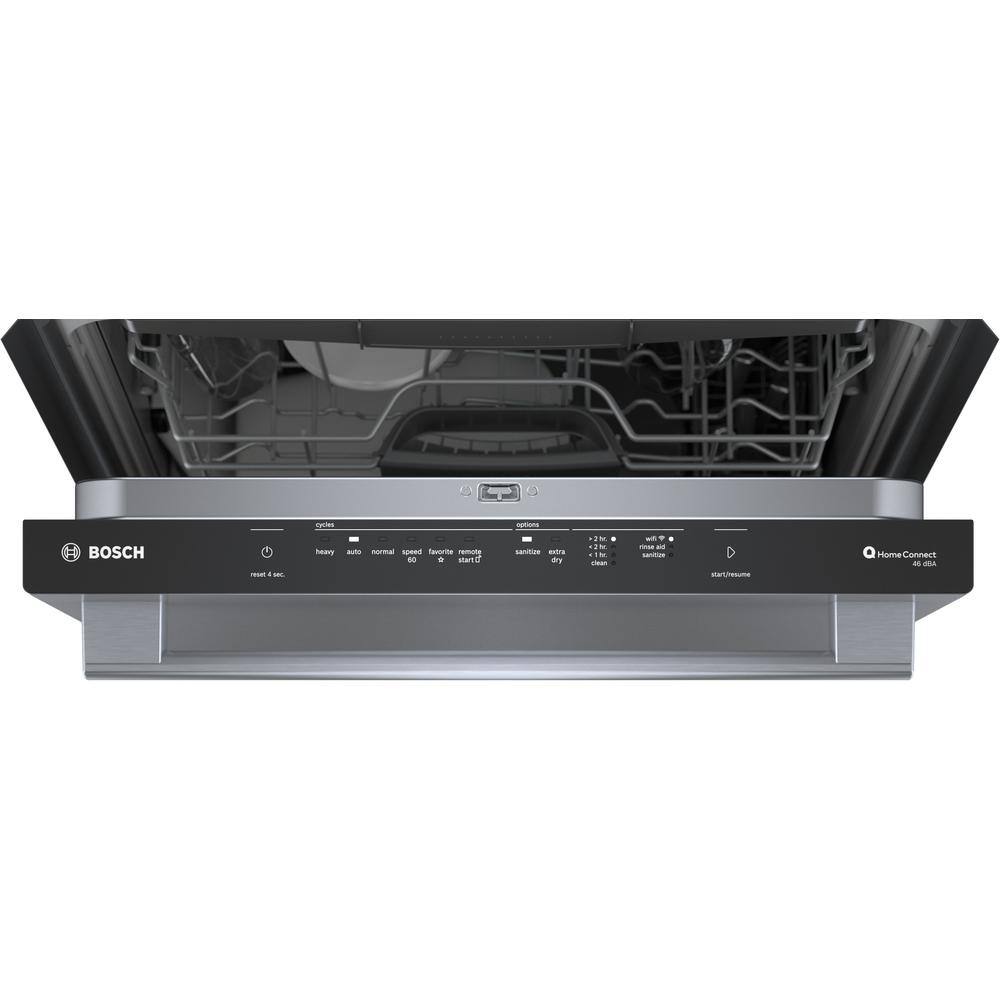 24" Stainless Steel Built-In Dishwasher with Top Control