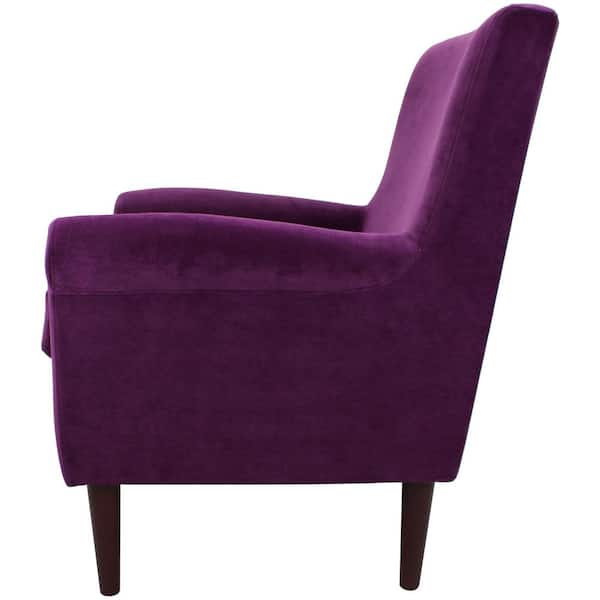 test Bank Recommendation Ellis Purple Upholstered Rolled Arm Chair uch-ellis-max10