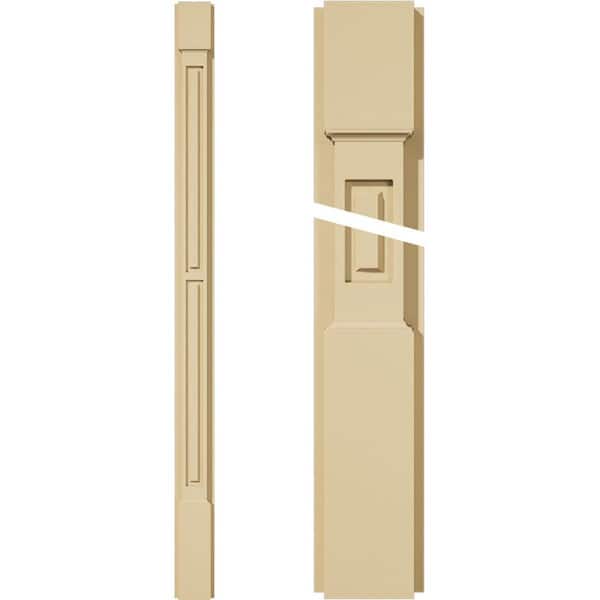 Ekena Millwork 2 in. D x 4 in. W x 60 in. L Primed Polyurethane Pilaster 1- Pack