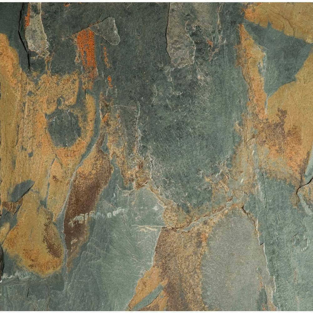 Rustic Gold Slate 16x16 Matte Stone Look Tile