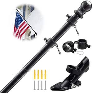 VEVOR Advertising Flag Pole 16 ft. Windless Flagpole Sets with