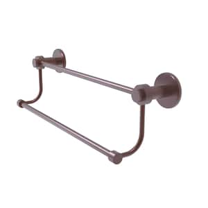 Mercury Collection 30 in. Double Towel Bar in Antique Copper