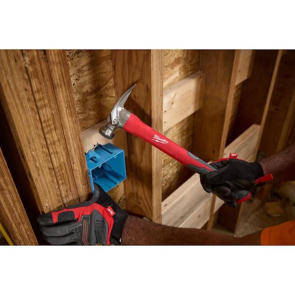 Milwaukee 21 oz. Milled Face Poly Handle Hammer 48-22-9320 - The