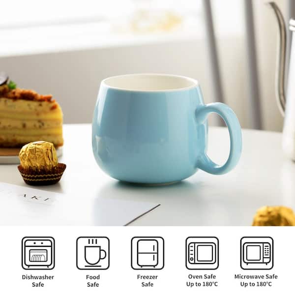 PANBADO Porcelain Mug Set Coffee Tea Water Cup Ceramic Mug Set (13cm (400ml))