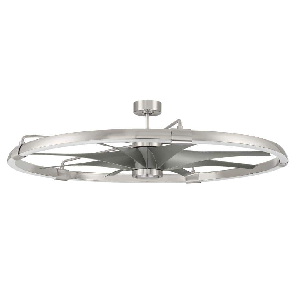 CRAFTMADE Axel 57 in. Indoor Brushed Nickel Ceiling Fan and