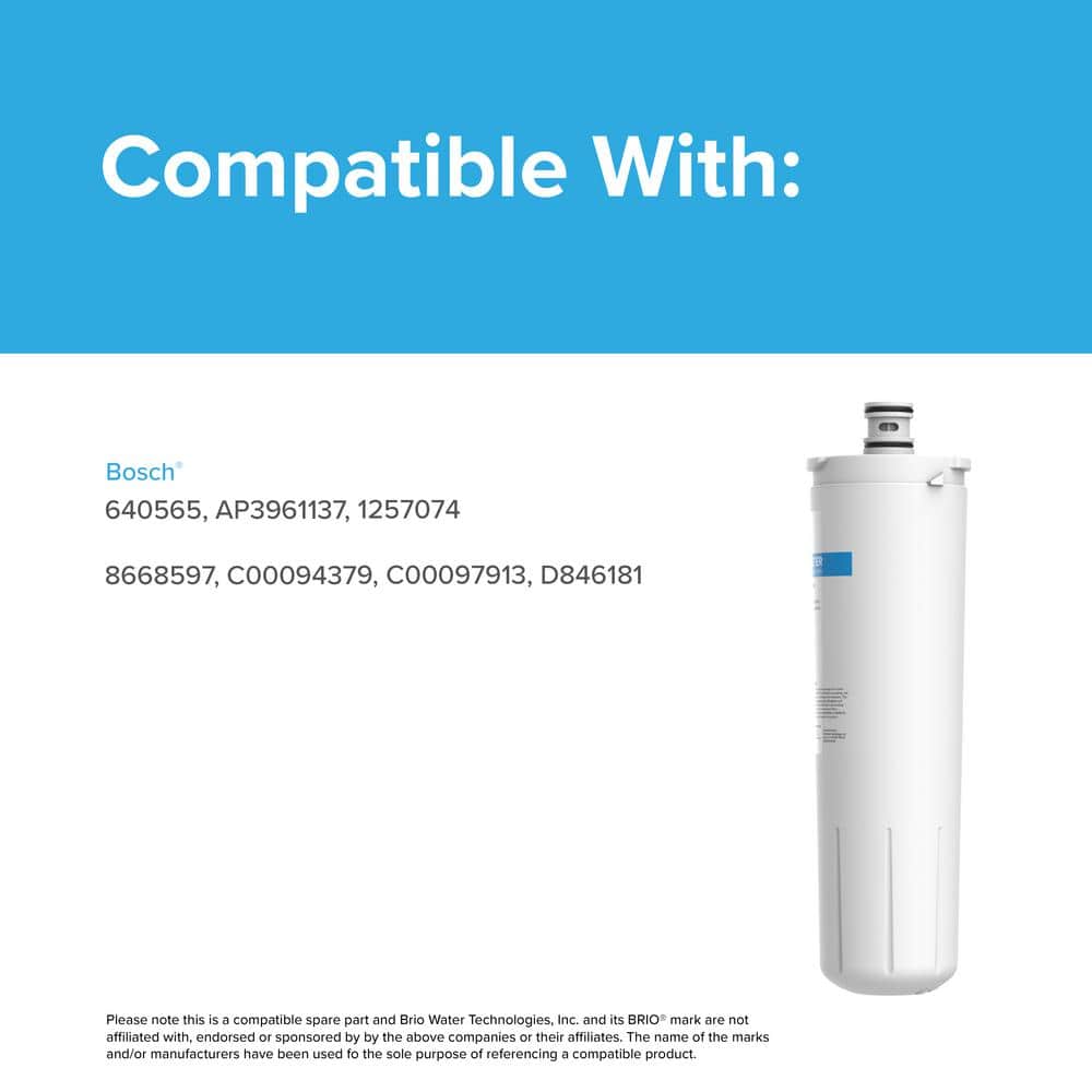 Brio White Carbon Charcoal Refrigerator Replacement Filter