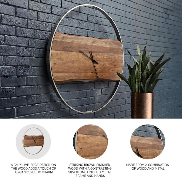 Signature DESIGN BY ASHLEY Panchali Brown/Silver Hanging Metal