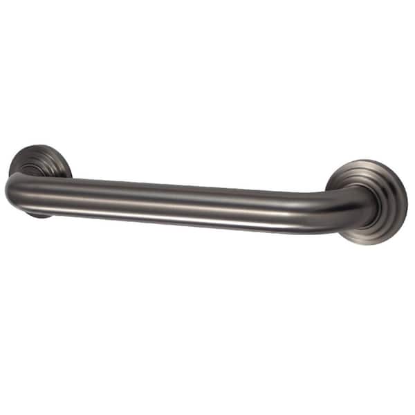 Kingston Brass Milano 30 in. x 1-1/4 in. Grab Bar in Brushed Nickel