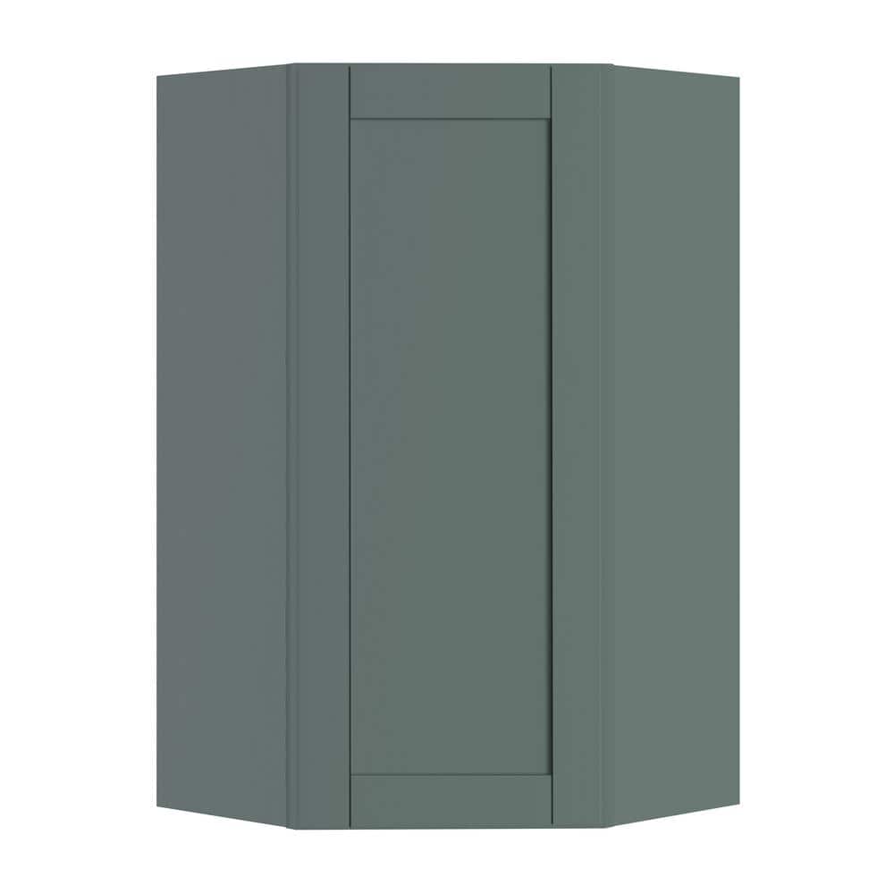 Washington 27 in. W x 15 in. D x 36 in. H Assembled Plywood Wall Corner Kitchen Cabinet in Vanguard Oak with Soft Close price history on PriceWatchPro