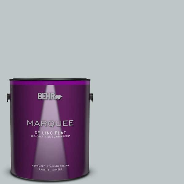 BEHR MARQUEE 1 gal. #PPU12-10 Misty Morn Ceiling Flat Interior Paint & Primer