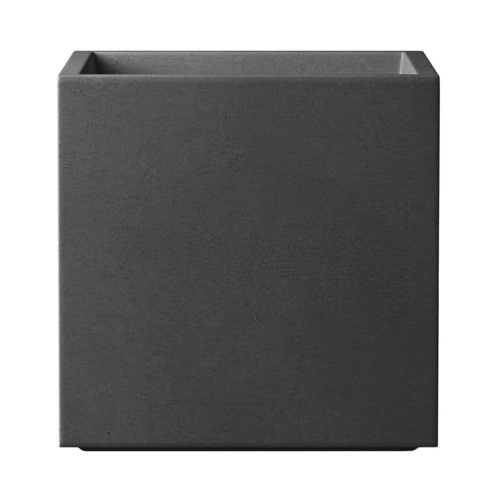 12 in. W Weathered Concrete Square Planter, Outdoor Indoor, Lightweight, Weather Resistant, with Drainage Hole price history on PriceWatchPro
