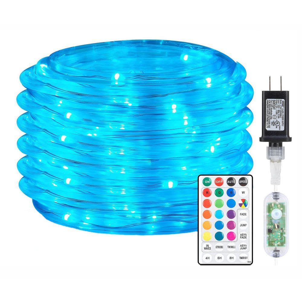 40 ft. Outdoor 18 Colors Plug-In Integrated LED Rope Light (1-Pack) price history on PriceWatchPro