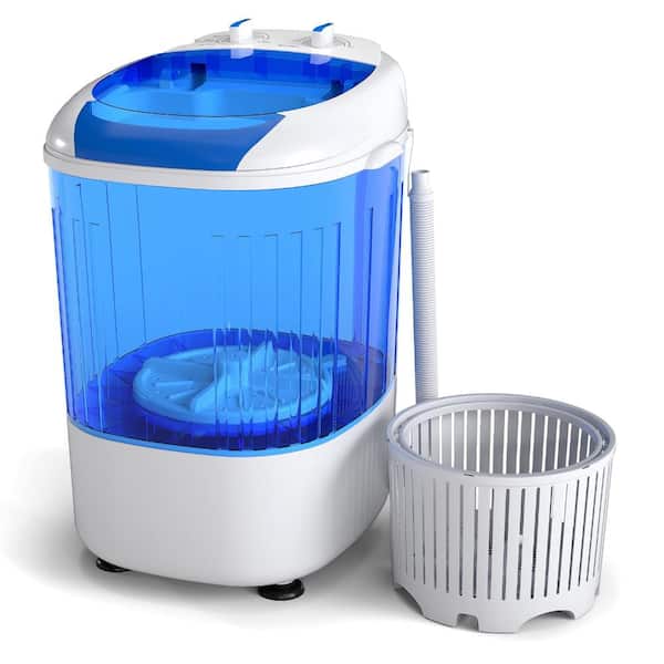 2.5 kg Portable Mini Semi-Automatic Washing Machine with Spin Tub and Drain Hose