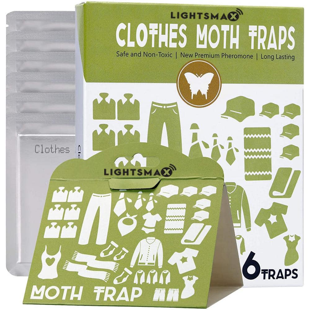 LIGHTSMAX Cloth Moth Trap (6-Pack) CMTX6 - The Home Depot