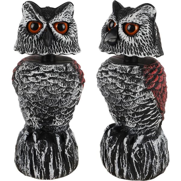 2 Pack Fake Owls Statue