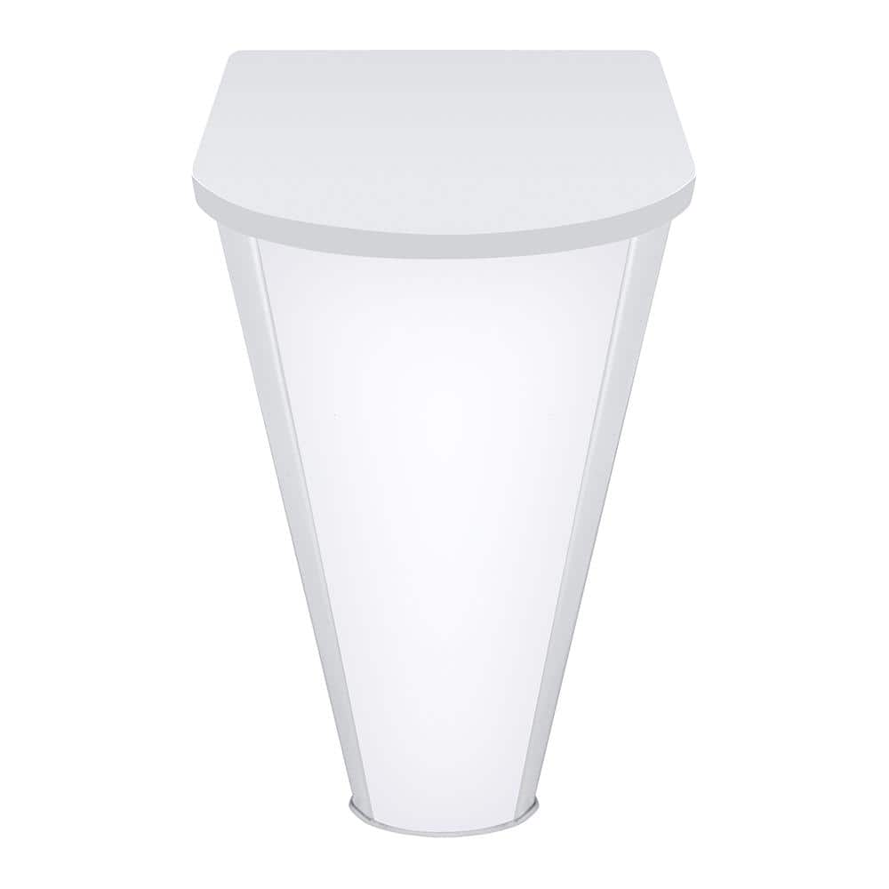 Metalux 48" White Steel LED Wraparound Light Fixture