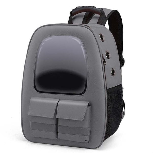 cenadinz Pet Breathable Traveling Backpack in Gray