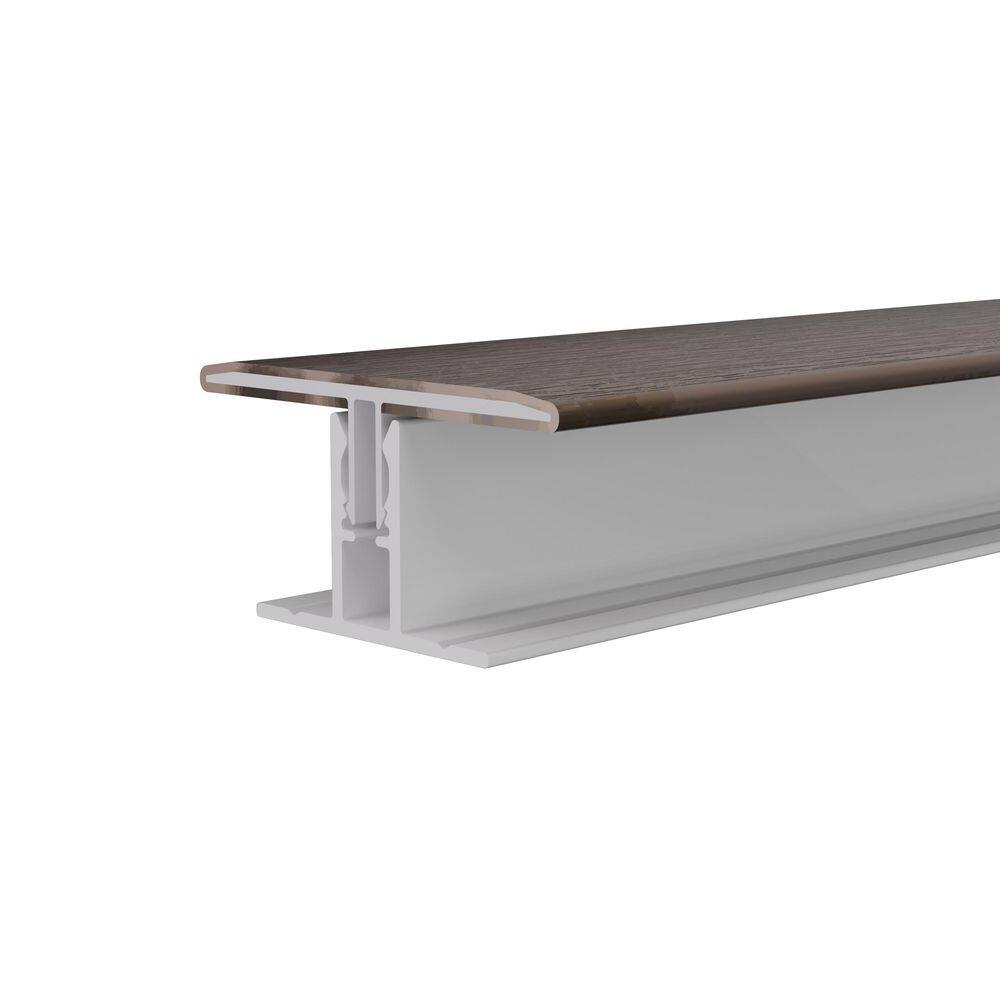 Alusions 1 in. x 2.19 in. x 8 ft. Spanish Walnut Composite Aluminum H Trim Kit for .5 in. Board price history on PriceWatchPro