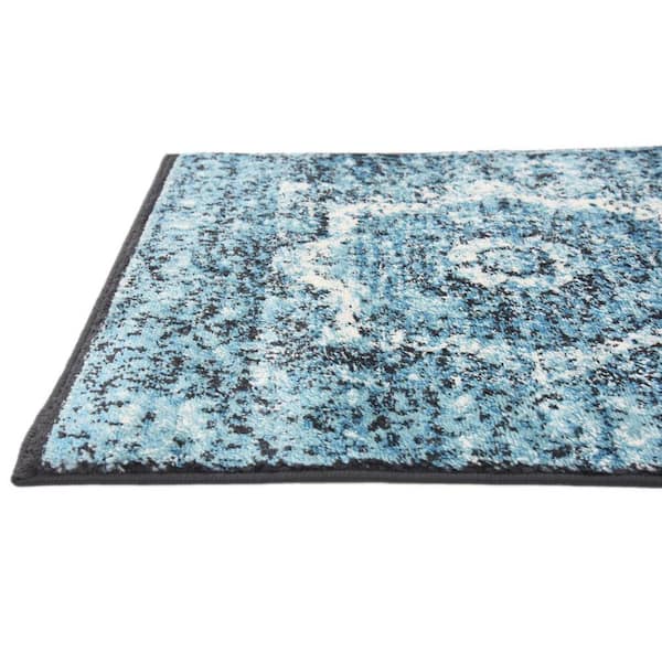 Buy Vita Contemporary 10x13 Rectangular Rug Turquoise