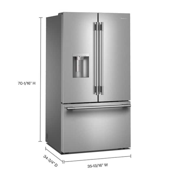 KitchenAid 36 in. 30 cu. ft. Standard Depth French Door