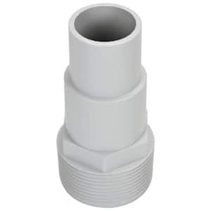 4 in. White Swimming Pool or Spa Threaded Hose Adapter