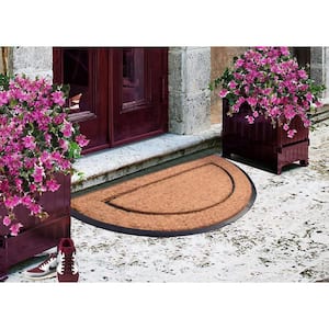 Half Round Indoor Outdoor Door Mat  Polypropylene Mats – EnvelorHome