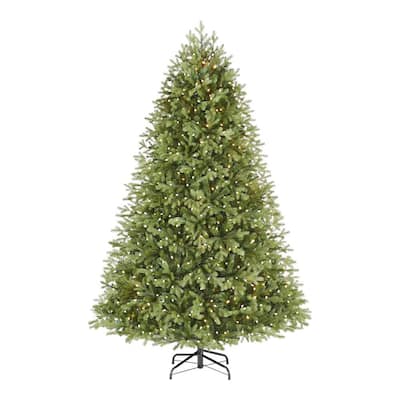 7.5 ft holiday animated plush led pre lit tree