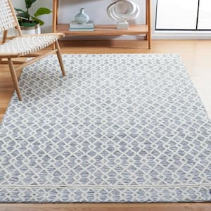 Easy Care Grey/Ivory 4 ft. x 6 ft. Machine Washable Striped Geometric Abstract Area Rug