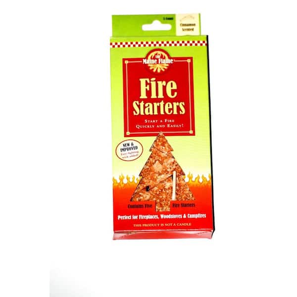 Maine Flame Cinnamon Scented Fire Starter (5-Pack)