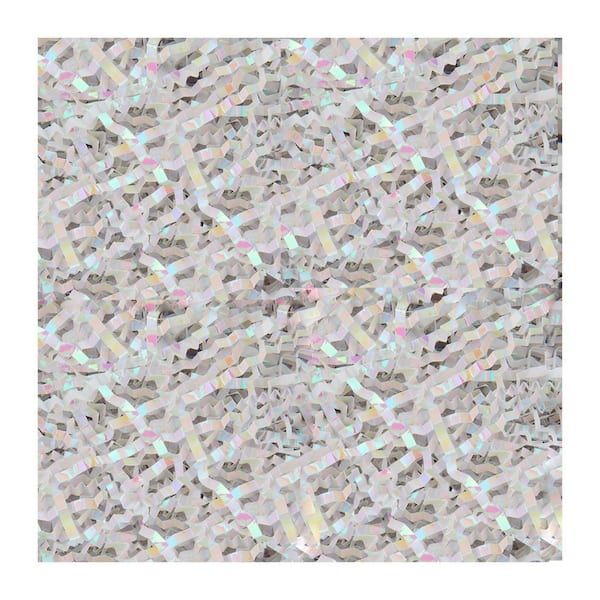 N/A 1/2 lb. Crinkle Cut Paper Shredded Filler Decoration for Gift Baskets Boxes Diamond White 7.28 x 4.96 x 3.78 in.