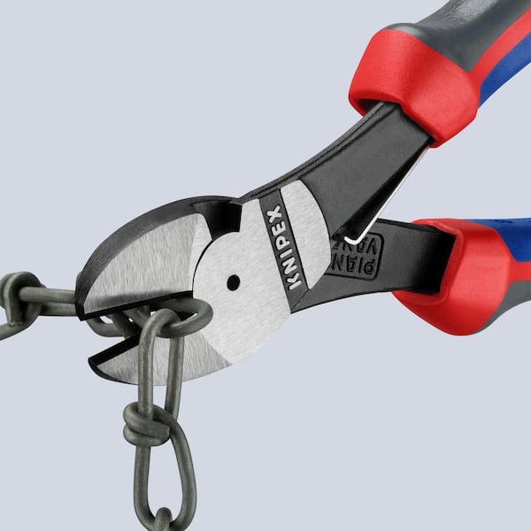 KNIPEX 7-1/4 in. High Leverage Diagonal Cutters with Comfort Grip