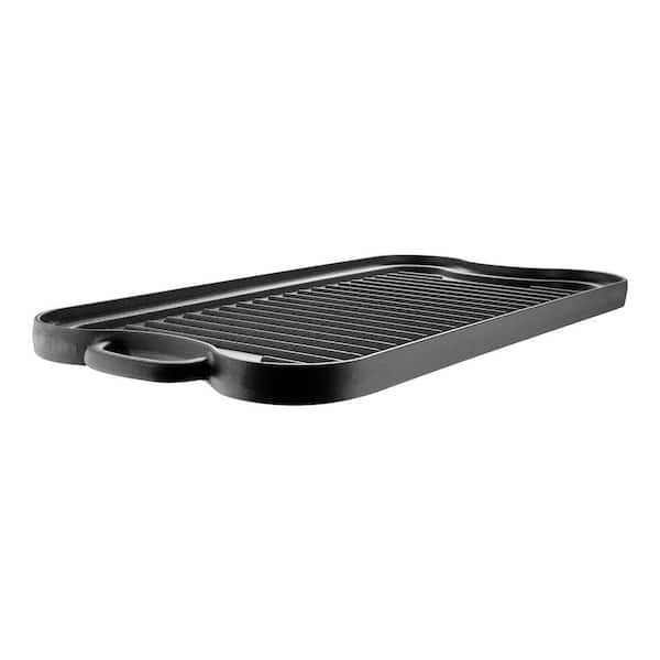 MasterPRO BBQ Double Reversible Grill/Griddle MPUS16305BLK - The